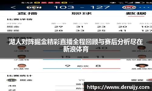 湖人对阵掘金精彩直播全程回顾与赛后分析尽在新浪体育